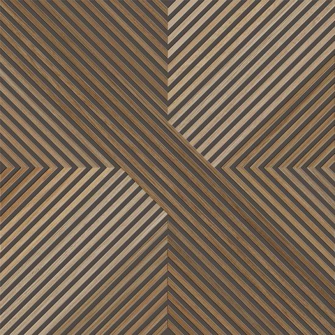 ÉCHANTILLON Ceralto Rovino Oak Carrelage de sol - 59.5x59.5cm - 8.8mm - Brun Mat (Brun) SW1221101