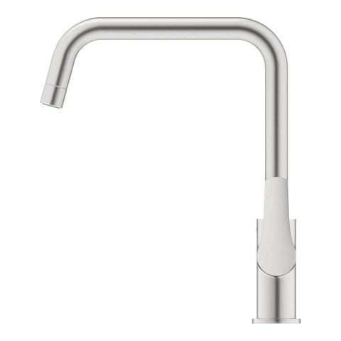 GROHE Eurosmart Mitigeur d'évier - haut - bec pivotant - aspect inox SW536420