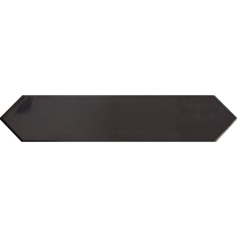 ÉCHANTILLON Terravito Ulvara carreau mural - 6.5x33.2cm - 8mm - Hexagone - Anthracite brillant SW736320