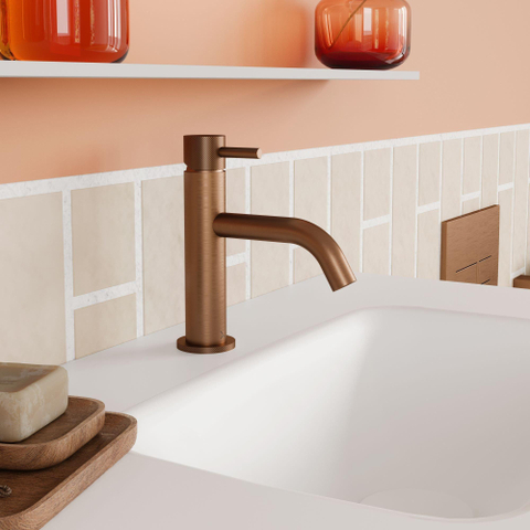 Crosswater MPRO Ensemble de robinet - strié - laiton brossé SW928000