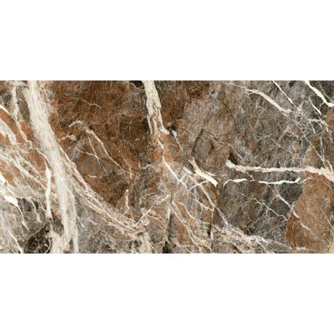ÉCHANTILLON Ceralto Alabro Vein carreau de sol et de mur 60X120cm rectifié Mount Peak Brillant SW912378