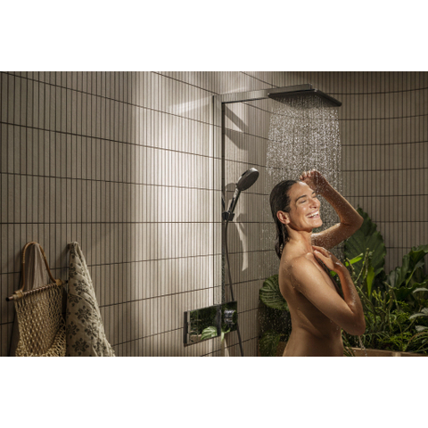 Hansgrohe Raindance Alive Q - showerpipe - 210/340 2jet - thermostaat - hoogglans chroom SW1387892