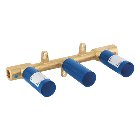 Grohe Inbouwdeel - voor 3-gats afbouwdeel wandkraan - inbouwdiepte 43-85mm SW375285