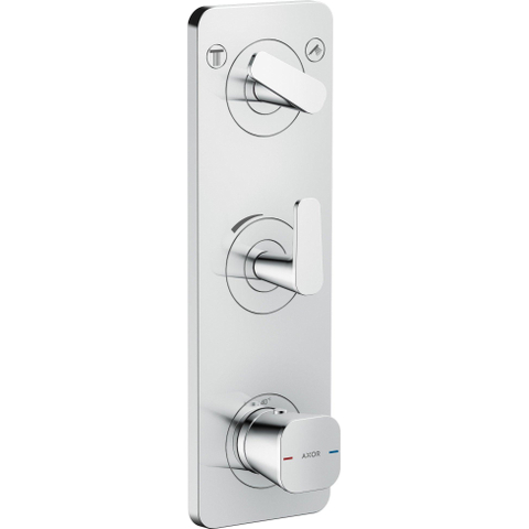 Hansgrohe Axor Citterio C afbouwdeel v. inbouw douchekraan thermostatisch m. plaat v. 2 functieschroom SW1152018