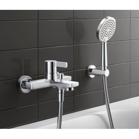 Duravit D-neo 1 greeps badmengkraan - opbouw - 208x136x116.5mm - hoogglans chroom SW640390