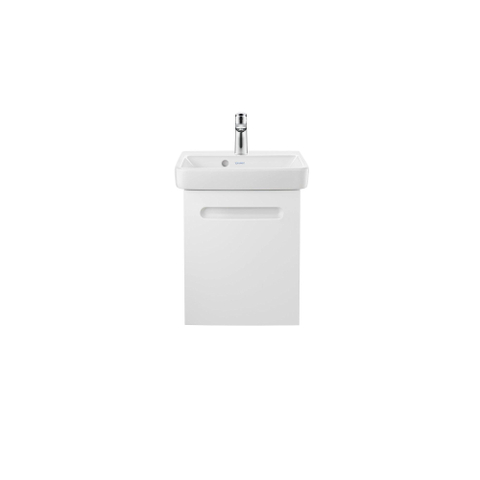 Duravit No.1 - No.1 - wastafel - 500mm - met overloop - 1 kraangat midden - hoogglans wit SW723751