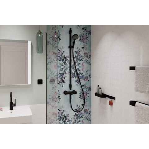 Hansgrohe Activera S set de douche - 105cm - 2 jets - ecosmart - noir mat SW1387923