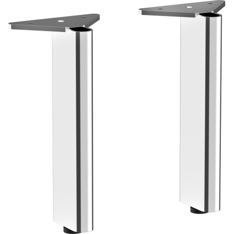 Hansgrohe Xelu meubel poot 17,5x6cm set 2 stuks chroom SW1413766