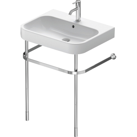 Duravit Happy D.2 Onderstel verstelbaar - 5cm - voor wastafel 231865 - hoogglans chroom SW54321