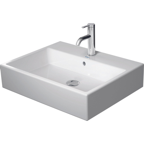 Duravit Lavabo 13.5x47cm 1 trou pour robinet rectangulaire céramique blanc SW116941