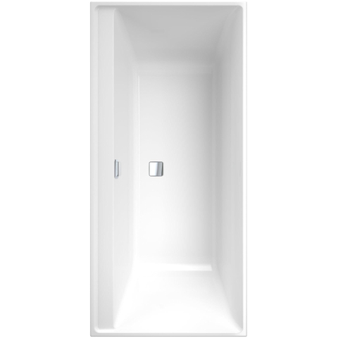 Villeroy & Boch Collaro bad rechthoek - 160x75cm - met badwaste - Stone White (mat wit) SW354252