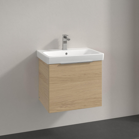Villeroy & Boch Architectura Wastafelonderkast - 42x55cm - 1 lade - Nordic Oak (hout) SW1162164