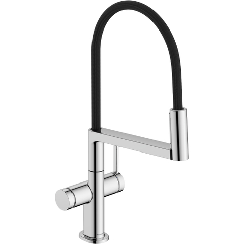 Hansgrohe Talis Select M54 PowderSpray eengreeps keukenkraan Semi-Pro 3jet chroom SW1383029