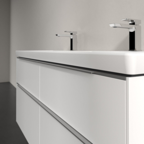 Villeroy & Boch Subway 3.0 wastafelonderkast - 127.2x57.9cm - 4 lades - Brilliant White (wit) SW641625
