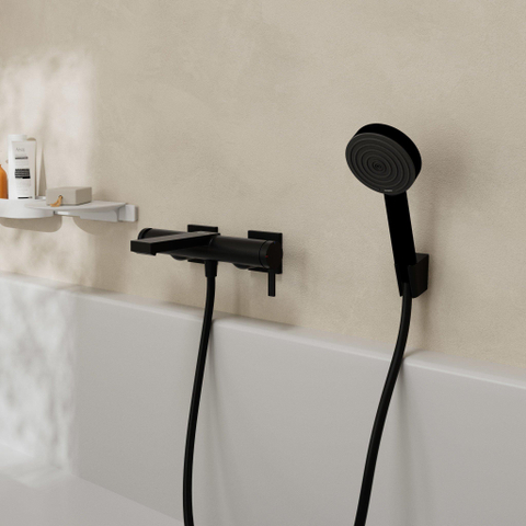 Hansgrohe Tecturis E Eengreeps badmengkraan - opbouw - mat zwart SW918755