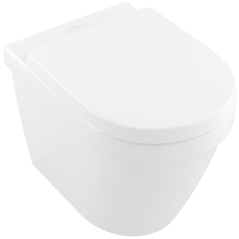 Villeroy & Boch Architectura Cuvette à poser à sortie profonde - sans bride de rinçage - au sol - blanc brillant Alpin (blanc) SW479534