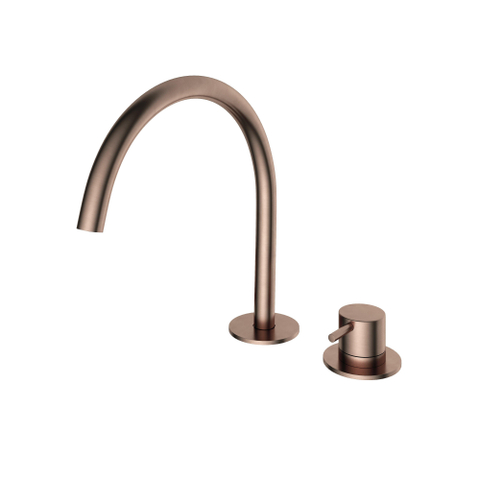 Hotbath Cobber Mengkraan - 2-gats - PVD - geborsteld koper SW796834