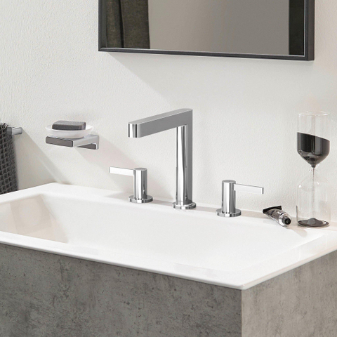 Hansgrohe Finoris Wastafelkraan - 160 pop-up plug - hoogglans chroom SW651129