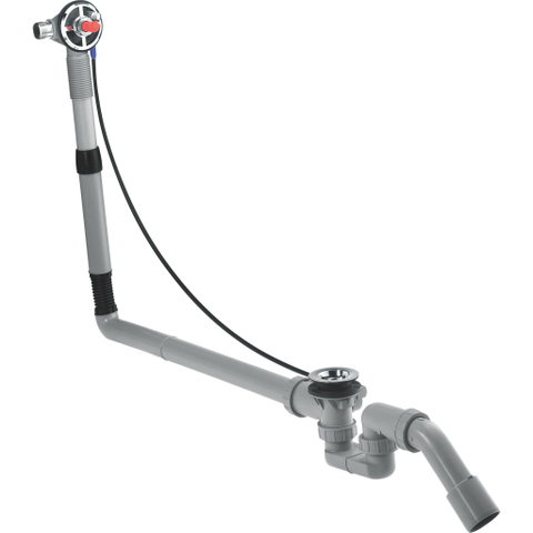 Hansgrohe Exafill e badafvoer - overloop en vulcombinatie - met waste basisgarnituur - voor speciaal bad - overig 0510319