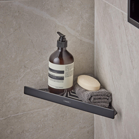 Hansgrohe AddStoris Q zeepkorf hoek - mat zwart SW651147