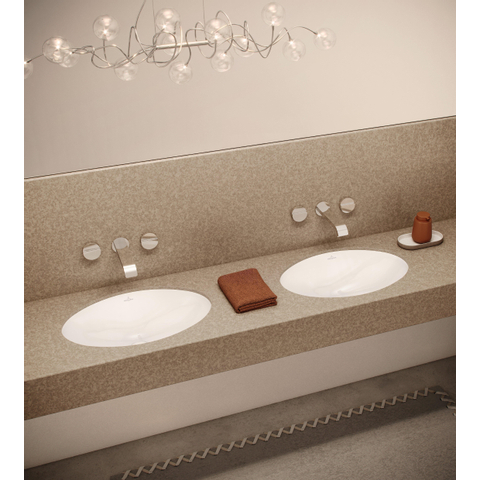 Villeroy & Boch Evana onderbouwwastafel - 50x35cm CeramicPlus - White Alpine (glans wit) 0101173