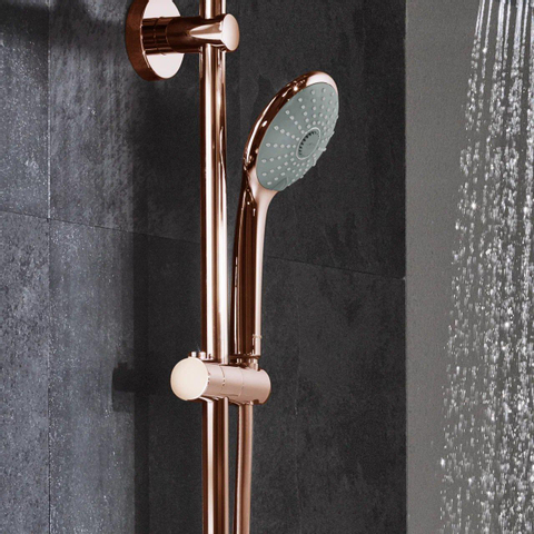 Grohe Euphoria XXL Regendoucheset Opbouw - hoofddouche 31cm - handdouche rond - warm sunset (koper) SW98858