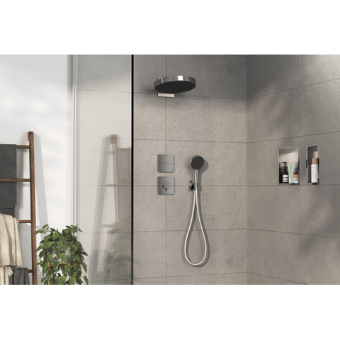 Hansgrohe Showerselect comfort q Thermsotaat - inbouw - 1 functie - extra uitgang - hoogglans chroom SW918101