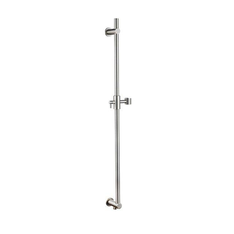 Fortifura Nebbio Ensemble de douche pluie - robinet encastré - élément encastré - barre coulissante - flexible de douche métal - douchette ronde - bras mural 35cm - pomme de douche ronde - inox brossé PVD (inox) SW1237956