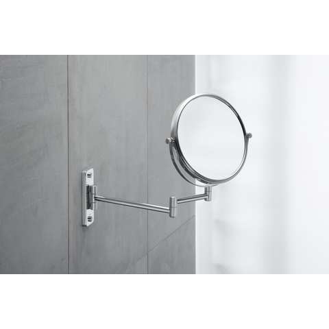 Duravit D-code Cosmeticaspiegel 3x vergrotend - 23cm - hoogglans chroom 0315152