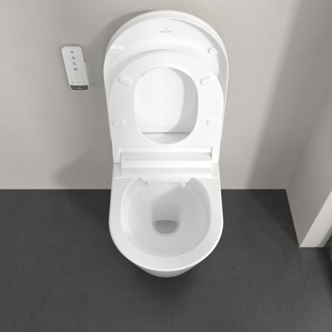 Villeroy & Boch Viclean douche wc - 60.9cm directflush ovaal - spoelrandloos - White Alpine (glans wit) SW1387014