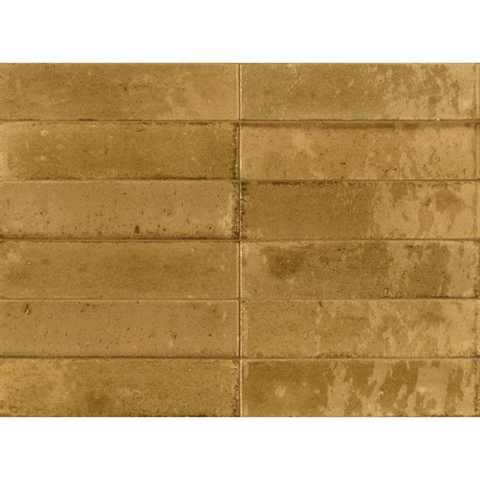 SAMPLE Ceralto Pavero Urban Carreau mural 6x24cm 10mm grès cérame Ocra SW914211