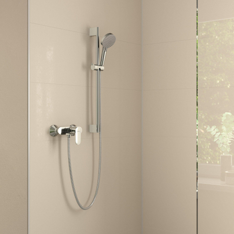 Hansgrohe Vernis Blend Eengreeps douchekraan - opbouw - hoogglans chroom SW651532