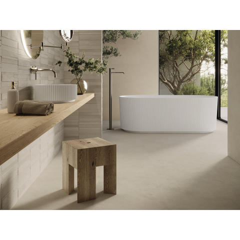 Terravito Alsano Carrelage mural céramique - 40x120cm - 10.8mm - Bone SW1480016