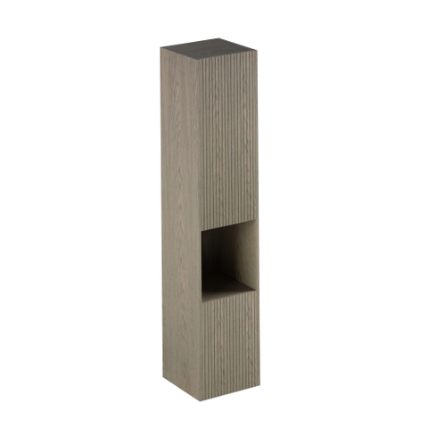Thebalux Linea Colonne haute - 36x35x165cm - ouverture à droite - 2 portes - push open - placage natural SW1239585