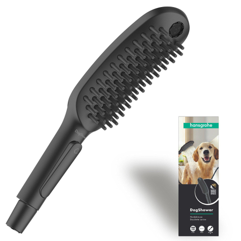 Hansgrohe Dogshower Handdouche - voor de hond - 150 - 3jet - met massagenoppen - mat zwart SW651010