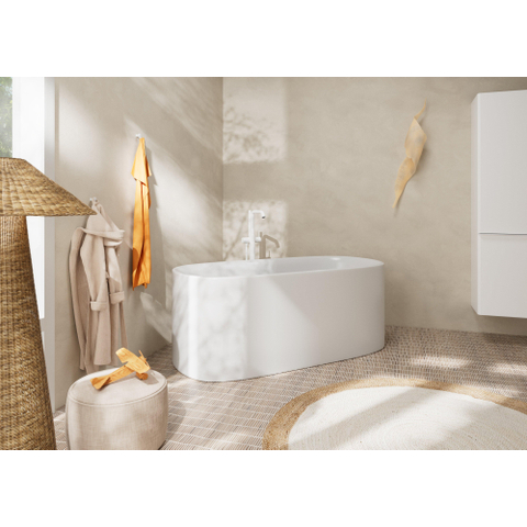 Hansgrohe Tecturis s Eengreeps badmengkraan vloermontage - vrijstaand - mat wit SW918608