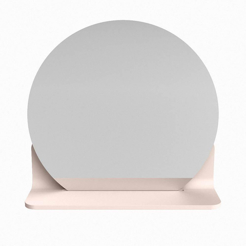 Mondiaz SPOT miroir – Ø 40 cm – avec tablette – Rosee (rose) SW1235589