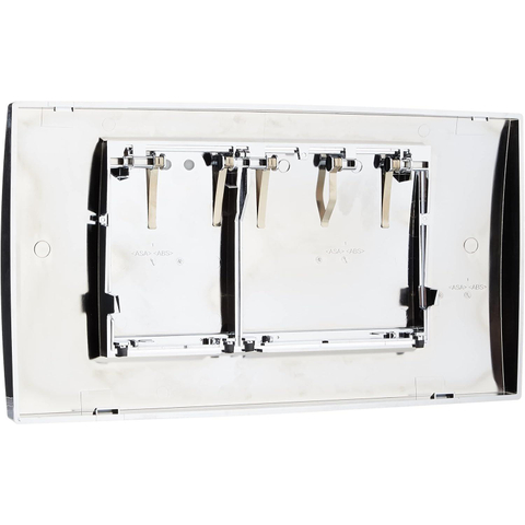 Geberit Twinline bedieningplaat 2-toets spoeling frontbediening - voor toilet - 34x18.5cm - dualflush - chroom glans SW242688