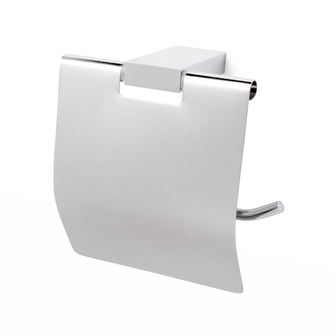 Wiesbaden Eris Porte rouleau papier toilette avec clapette chrome SW10475