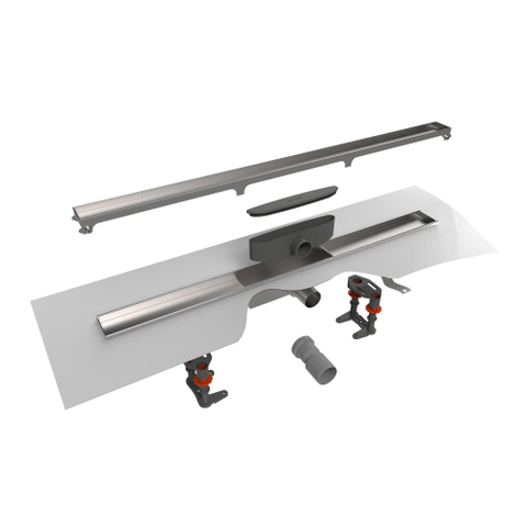 Easy Drain Compact caniveau carrelable FF ws 30mm 90cm simple 2301920