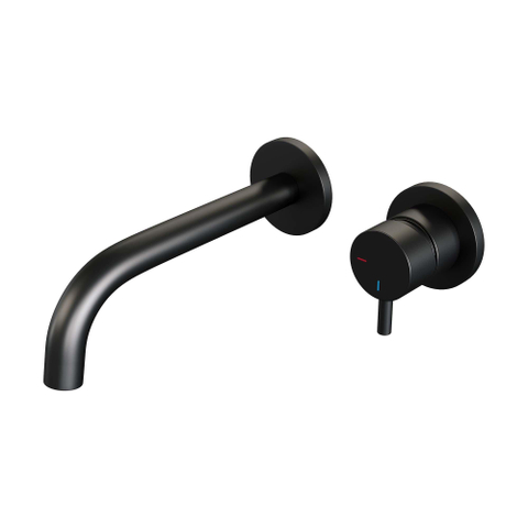 Brauer Black Edition Mitigeur lavabo encastrable économiseur d'énergie Noir mat SW385397