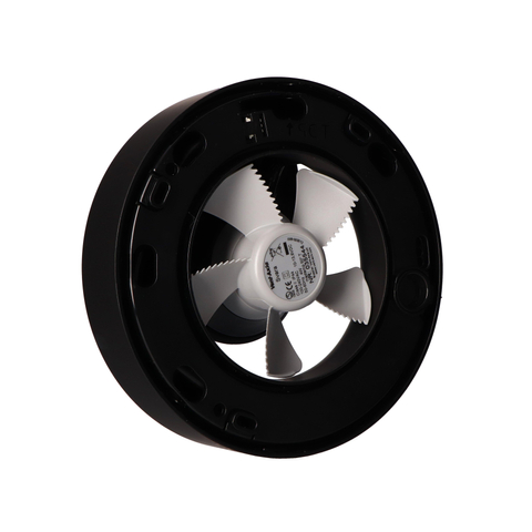 Vent-axia svara ventilateur de salle de bains avec programme horaire, détection de l'humidité et capteur de lumière 110 m3/h commandé par l'application noir mat SW722430