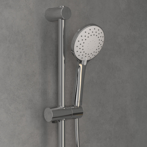 Villeroy & Boch Universal Showers Glijstangset - met drie functies - voor wandmontage - hoogglans chroom SW974411
