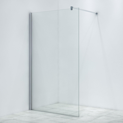 Saniclass Bellini Inloopdouche - 120x200cm - helder glas - chroom SW208804
