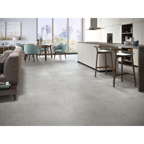 Baldocer Ceramica Arkety vloertegel - 60x60cm - 10mm - Vierkant - gerectificeerd - Betonlook - bit steel mat - partij 8,6m2 OUTLET UDEN STORE43125