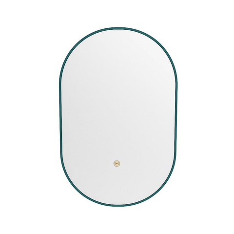 Mondiaz GLOW miroir – ovale – 45 x 90 cm – LED indirecte tout autour – capteur de mouvement – Smag (vert) SW1105173