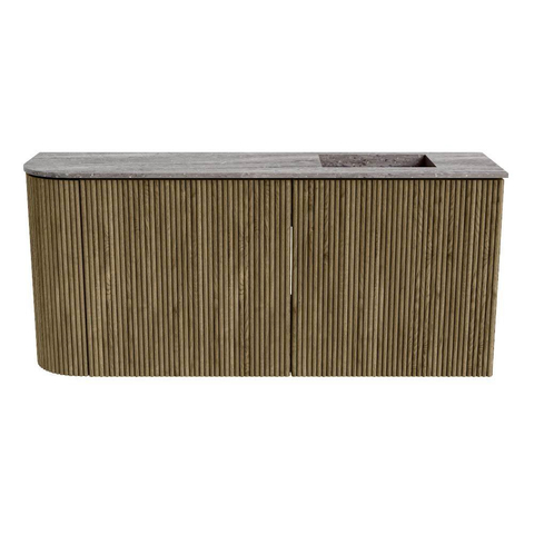 Mondiaz JOYA-DLUX 91.6cm toiletmeubel - ronding links kleur Dusk - Wastafel FAYE positie Rechts Zonder kraangat kleur Oza. SW1426020