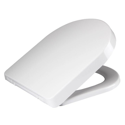 Xellanz Deeline toiletzitting - 35.6x43.3cm - d-vorm - softclose - quick release - glans wit SW17767