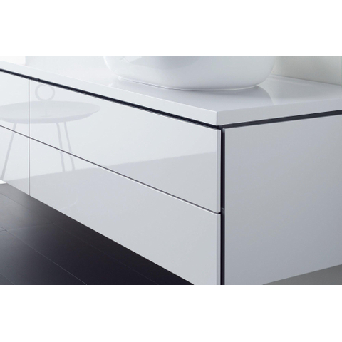 Duravit Luv Opzetwastafel - 60x40cm - zonder kraangat - glans wit SW227983