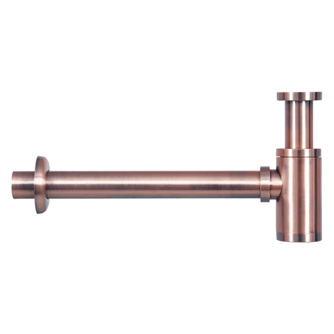 Differnz Solid kit lave-mains - 36x18.5x9cm - Rectangulaire - 1 trou de robinet - Robinet en cuivre courbé - Solid Surface blanche SW450886